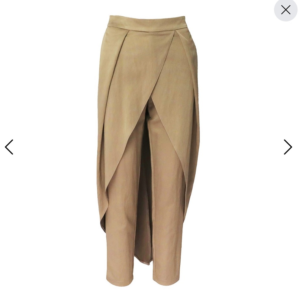 Elegant Tan Women's Pants